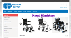 Desktop Screenshot of dwmedicalsupply.com