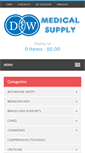 Mobile Screenshot of dwmedicalsupply.com